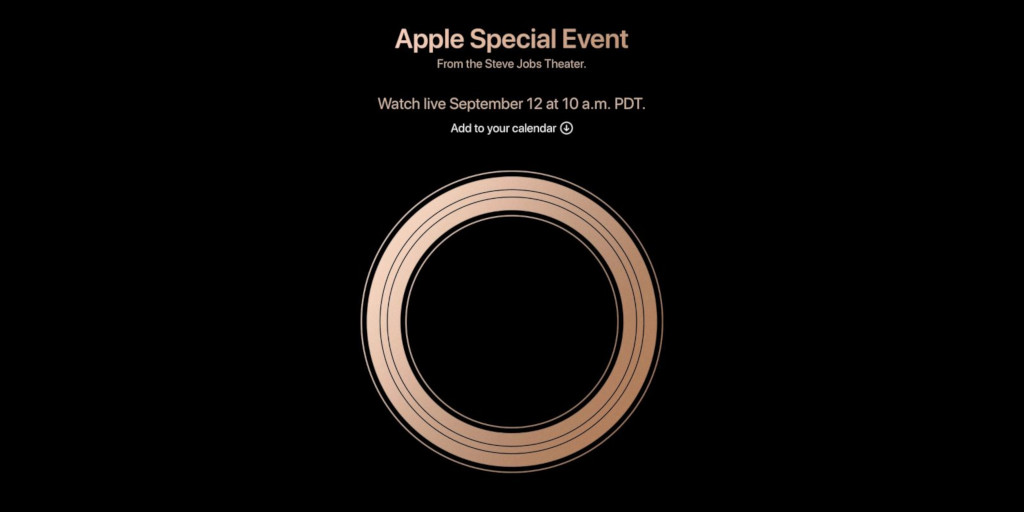 Apple 2018 September 12 event