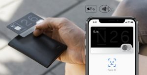 Apple Pay Lietuvoje naudojant N26 banko kortelę